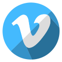 communication, connection, internet, media, social, vimeo svg vector icon