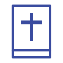 bible, celebration day, christianity, easter, holiday, line, spring svg vector icon