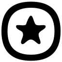 bookmark, star icon