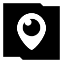 media, periscope, social svg vector icon