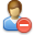 user,delete,del,remove,account,profile,people,human icon