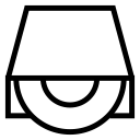 compact, compactdisk, device, disk, drive, dvd, dvdplayer svg vector icon