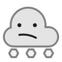 coud, emot, smiley, snow, weather svg vector icon