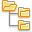 explorer, folders, hierarchy, tree icon