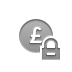 coin,pound,lock icon