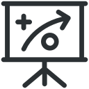 manufacturing, presentation, strategy svg vector icon