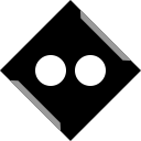 channel, flickr, media, share, social svg vector icon