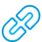 basic, blue, broken, link icon