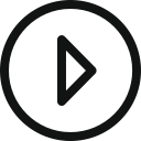 arrow, arrow right, circle, play, right svg vector icon
