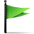 mail,flag,kmail,flagged,green,envelop,message,email,letter icon
