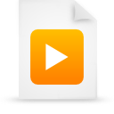 document, file, orange, paper icon