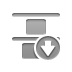distribute,vertical,top,down icon