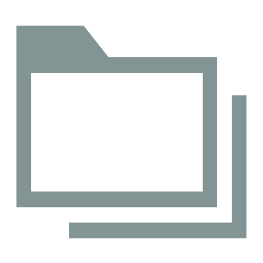 Multi Folder svg vector icon