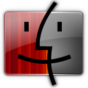 finder,red,gray icon