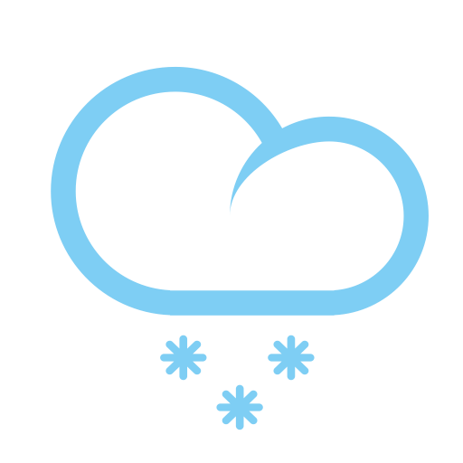 Weather Snow svg vector icon