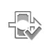wire,transfer,checkmark icon