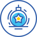 christmas, christmas ball, christmas tree toy, tree toy, елочная игрушка, новый год svg vector icon