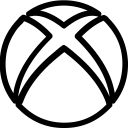 console, games, platform, xbox svg vector icon