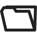 archive, blanc, folder, folders, open, storage svg vector icon