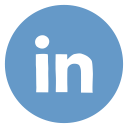 circled, linked in, linkedin, media, network, social, social media svg vector icon