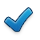 blue,check icon