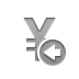 currency,sign,yen,left icon
