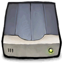 wide,angle,external,drive icon