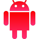 android, media, robot, social svg vector icon