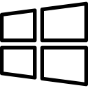 browser, line-, logos, media, web, windows svg vector icon