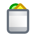 full, trash icon