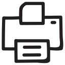 machine, outline, papper, photocopy, print, printer, printsetting svg vector icon