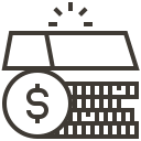 asset, currency, finance, gold, loan, money, pawnshop svg vector icon