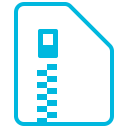 archive, document, file, rar, winrar, winzip, zip svg vector icon
