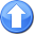 arrow, go, up, upload icon