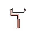 building, construction, hammer, paint, tool, tools, work svg vector icon