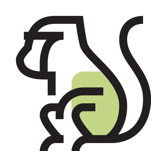 Monkey svg vector icon