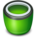 bin, empty, recycle icon