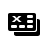 card, x icon
