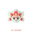 agua, goldeen, kanto, pokemon, water svg vector icon