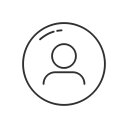 instagram, person, profile, user svg vector icon