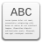 text,plain icon