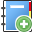 add, notebook icon