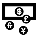 money,cash,atm,funds,bank,coin,currency icon