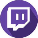 games, logo, social network, twitch icon