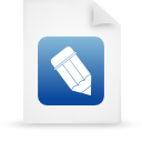 blue, document, file, paper icon