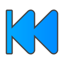 backward, fast svg vector icon
