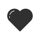 heart, instagram, like, notification svg vector icon