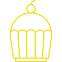 cafe, cake, dessert svg vector icon