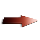 suivant,rouge icon