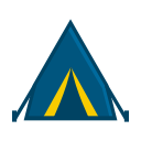 camp, park, tent svg vector icon